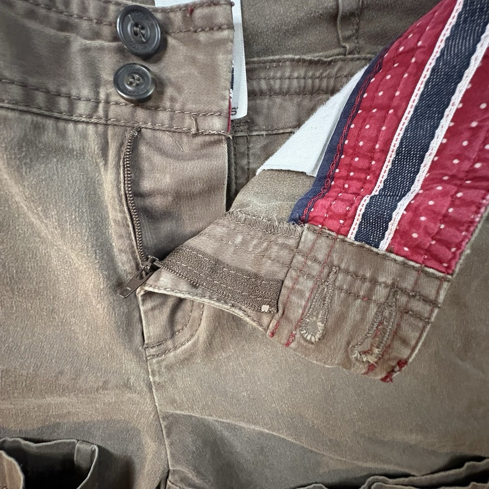 Dockers Favorite Fit Women's 10 (34.5x30.25) Brown Straight Stretch Chino Pants - Picture 4 of 9